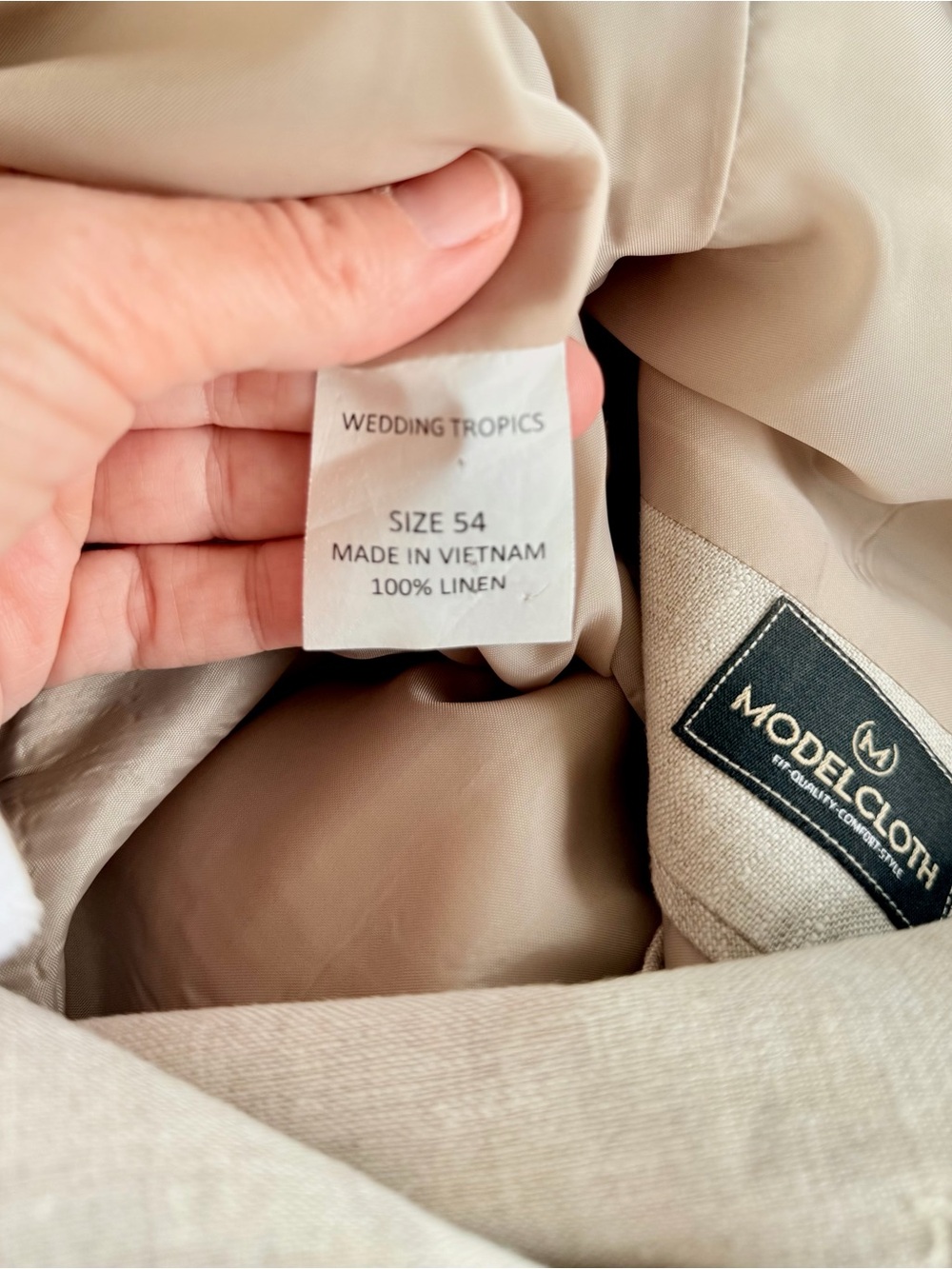100% Lined Linen Suit - Picture 16 of 16